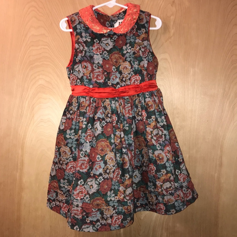 Curly Sue Beautiful Fall Dress Sz 120